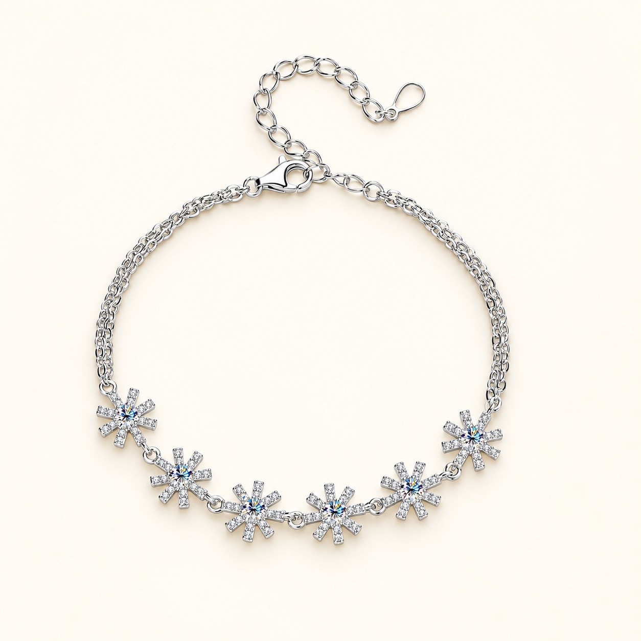 Moissanite bracelet XZTC-S13