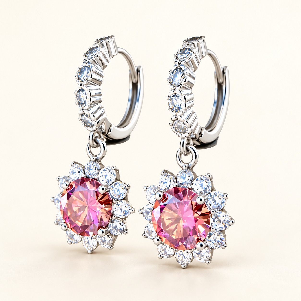 Moissanite earrings XZTC-E26