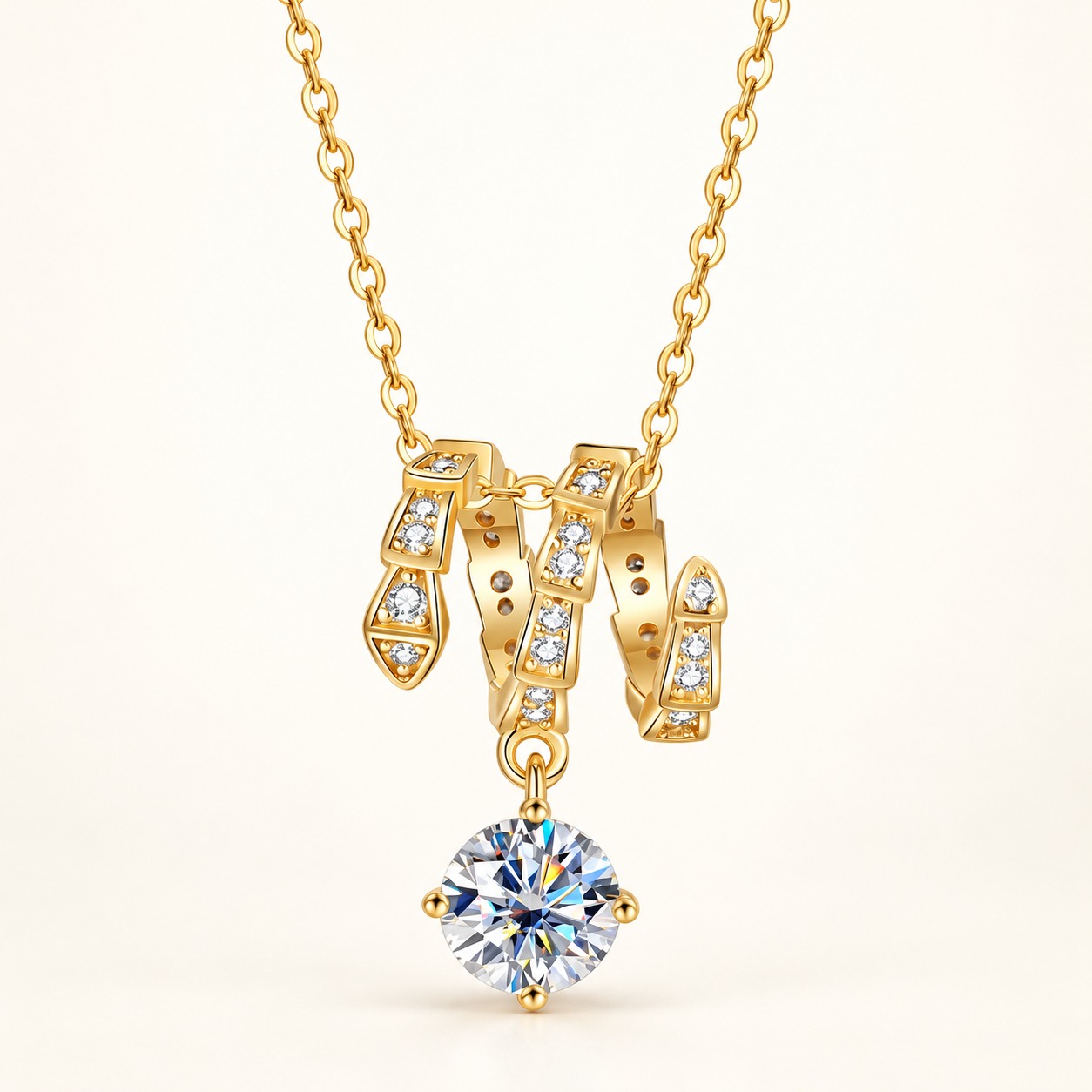Moissanite necklace XZTC-X05