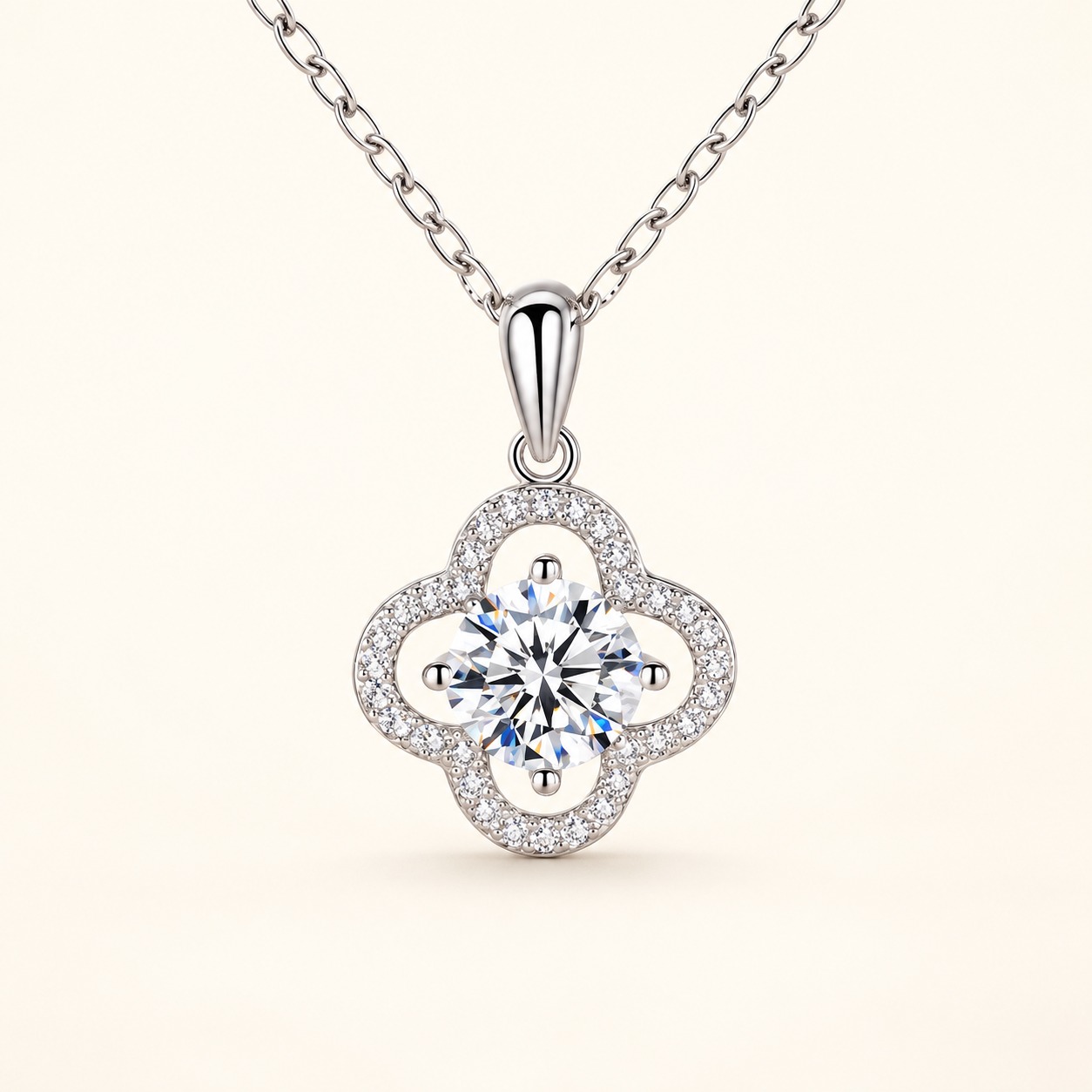 Moissanite necklace XZTC-X07