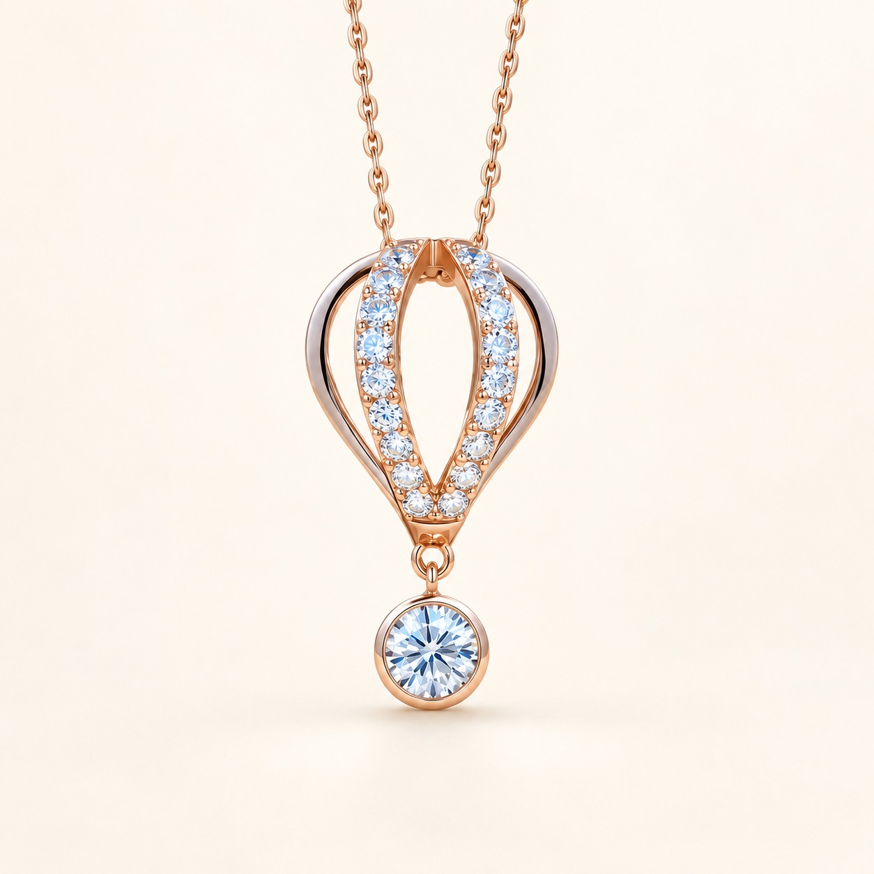Moissanite necklace XZTC-X11