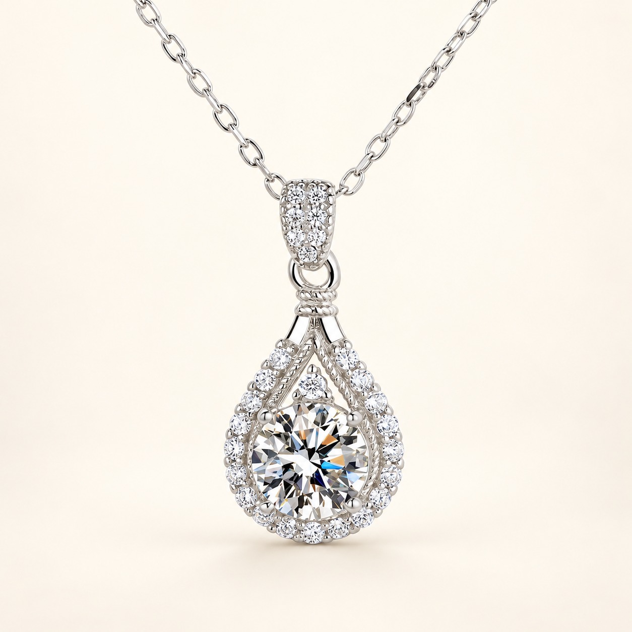 Moissanite necklace XZTC-X19