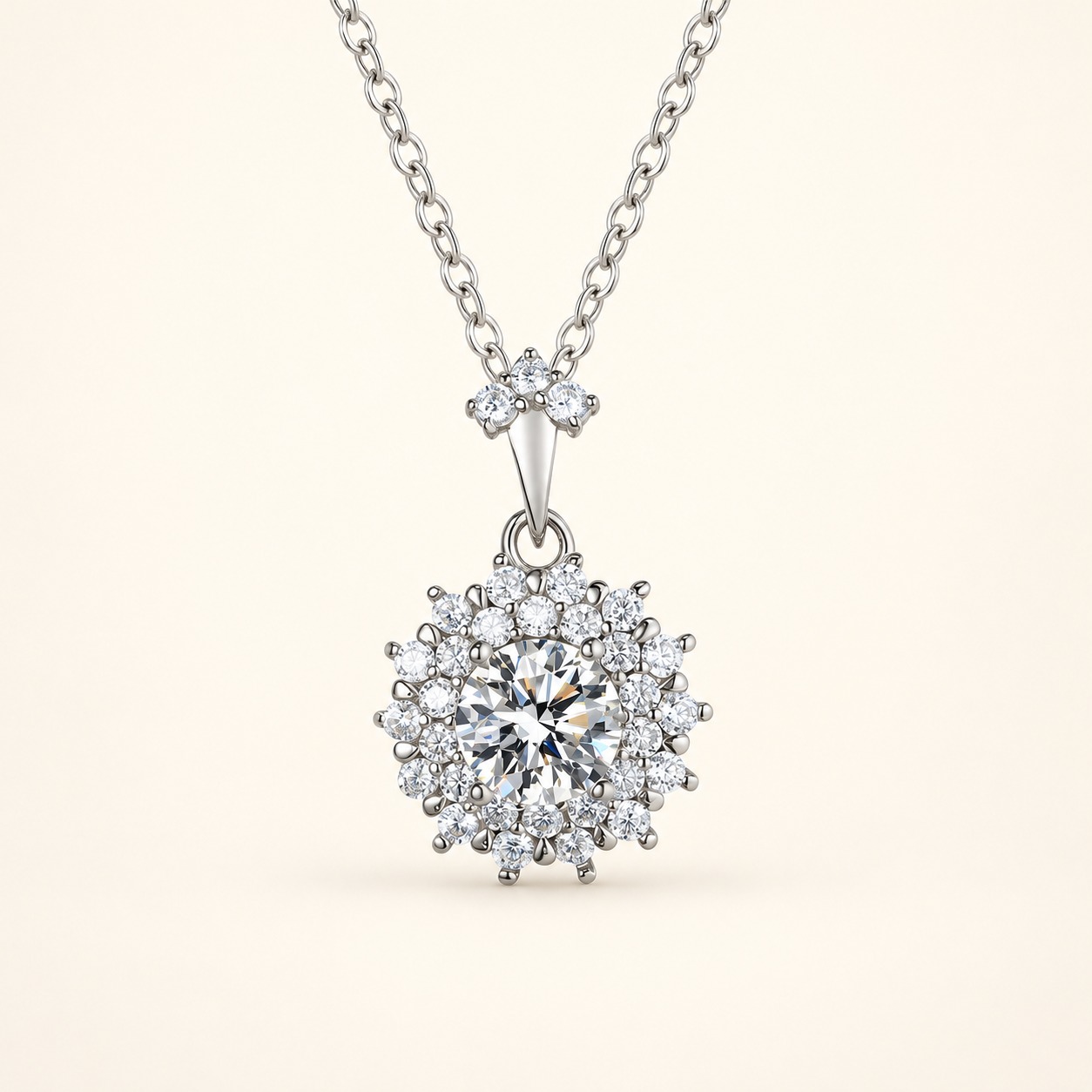 Moissanite necklace XZTC-X20