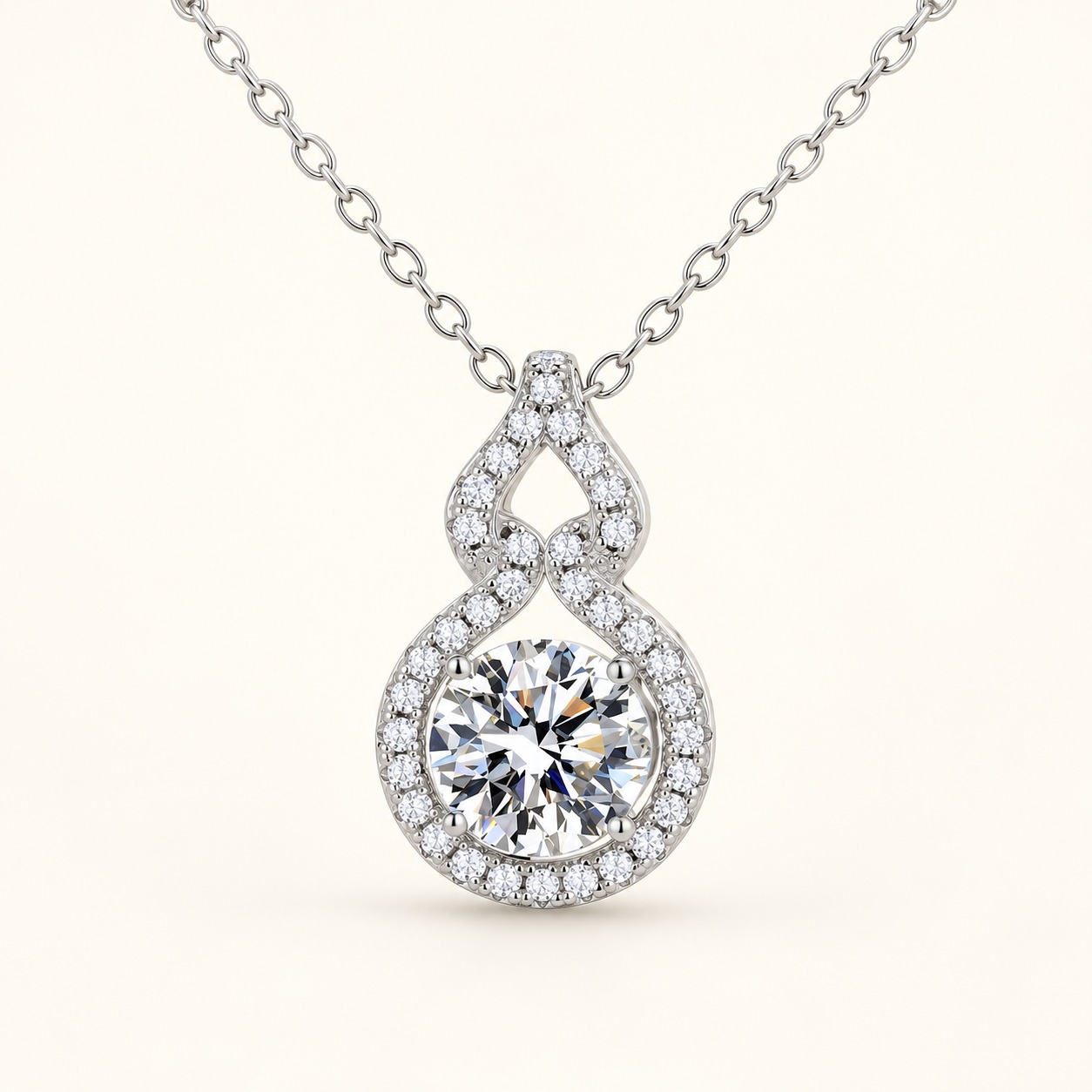 Moissanite necklace XZTC-X23