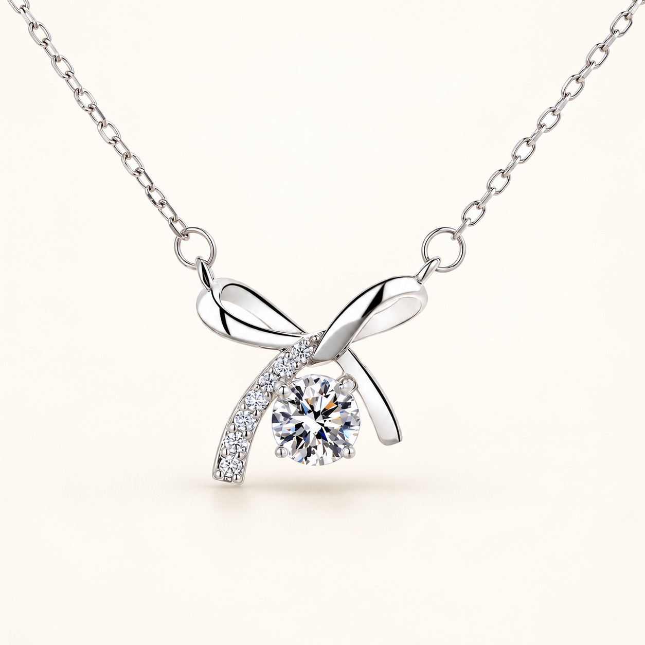 Moissanite necklace XZTC-X41