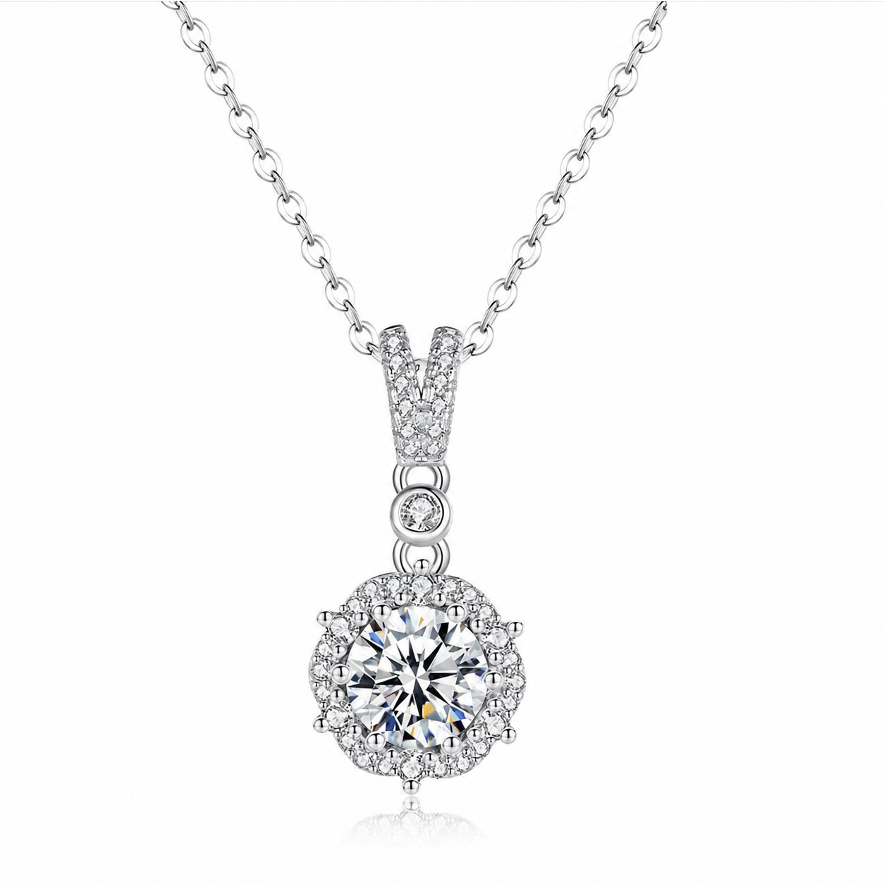 Moissanite necklace XZTC-X42