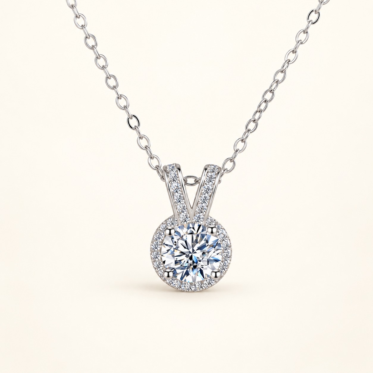 Moissanite necklace XZTC-X45