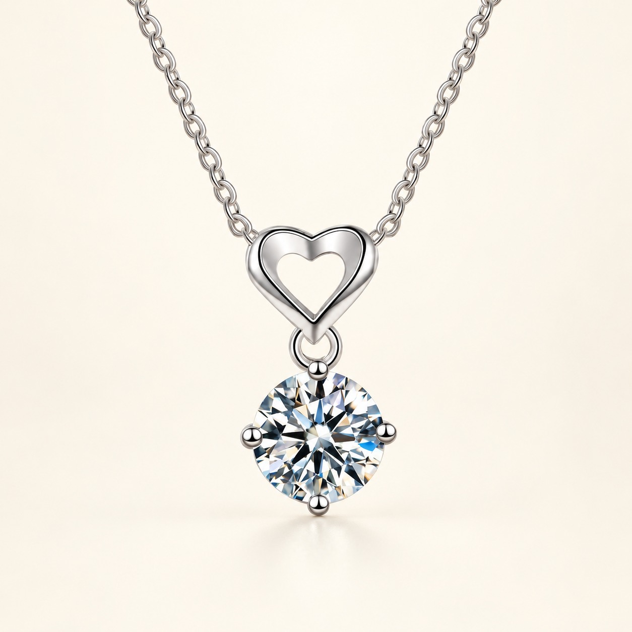 Moissanite necklace XZTC-X46