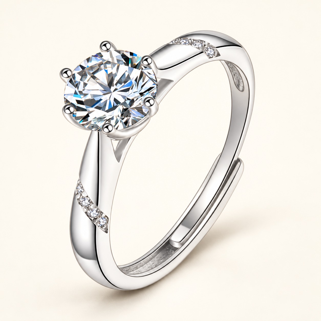Moissanite ring XZTC-J07