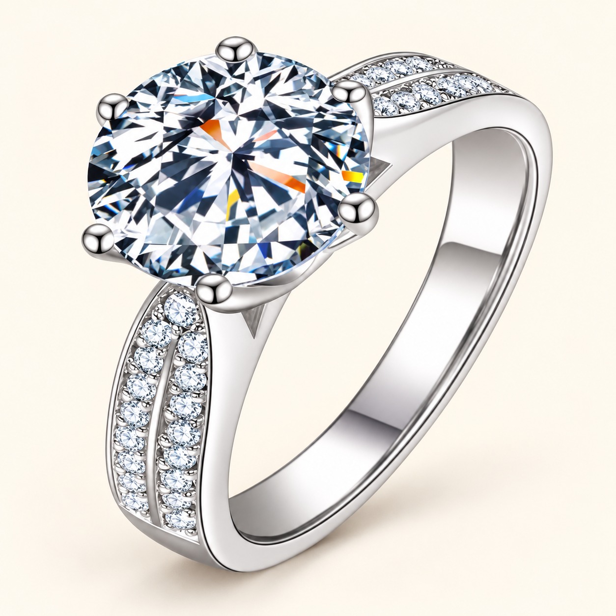 Moissanite ring XZTC-J08