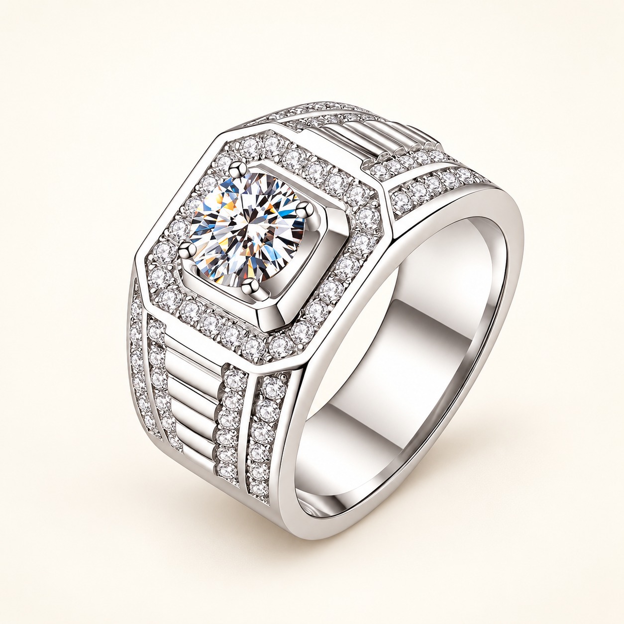 Moissanite ring XZTC-J13