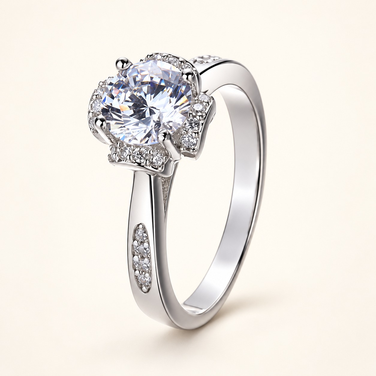 Moissanite ring XZTC-J14