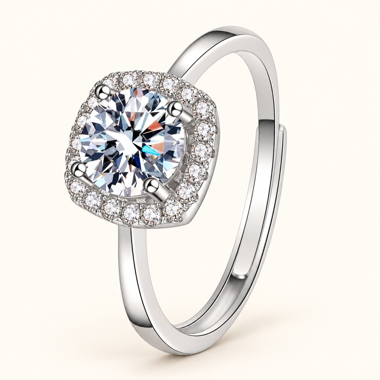 Moissanite ring XZTC-J18