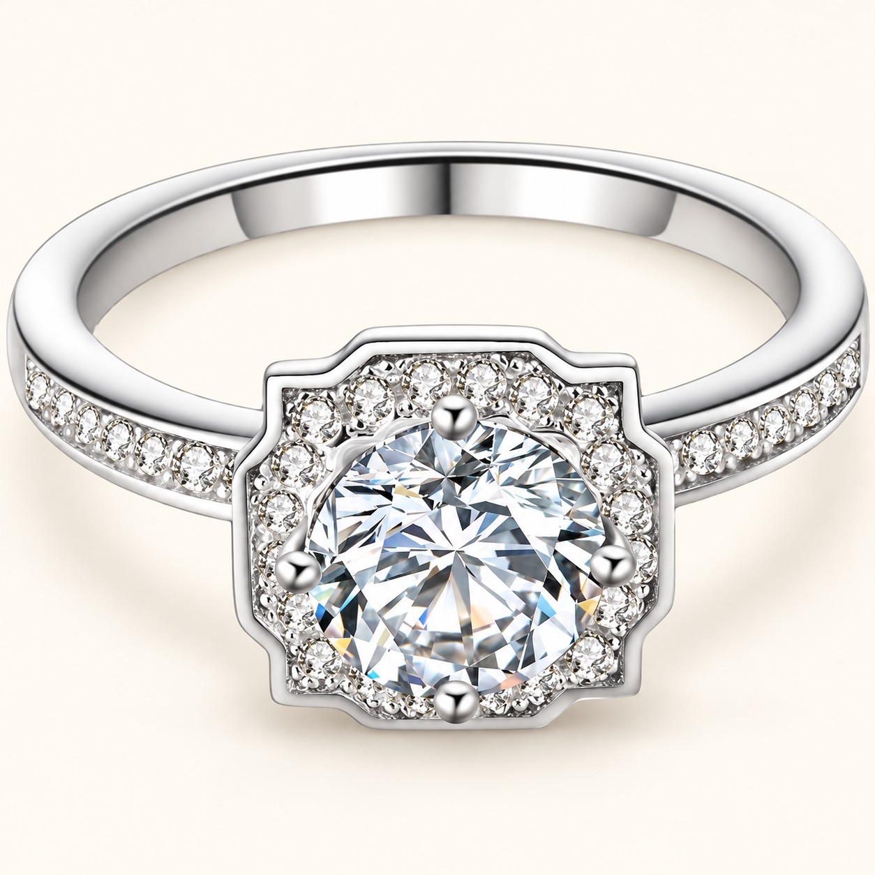 Moissanite ring XZTC-J19