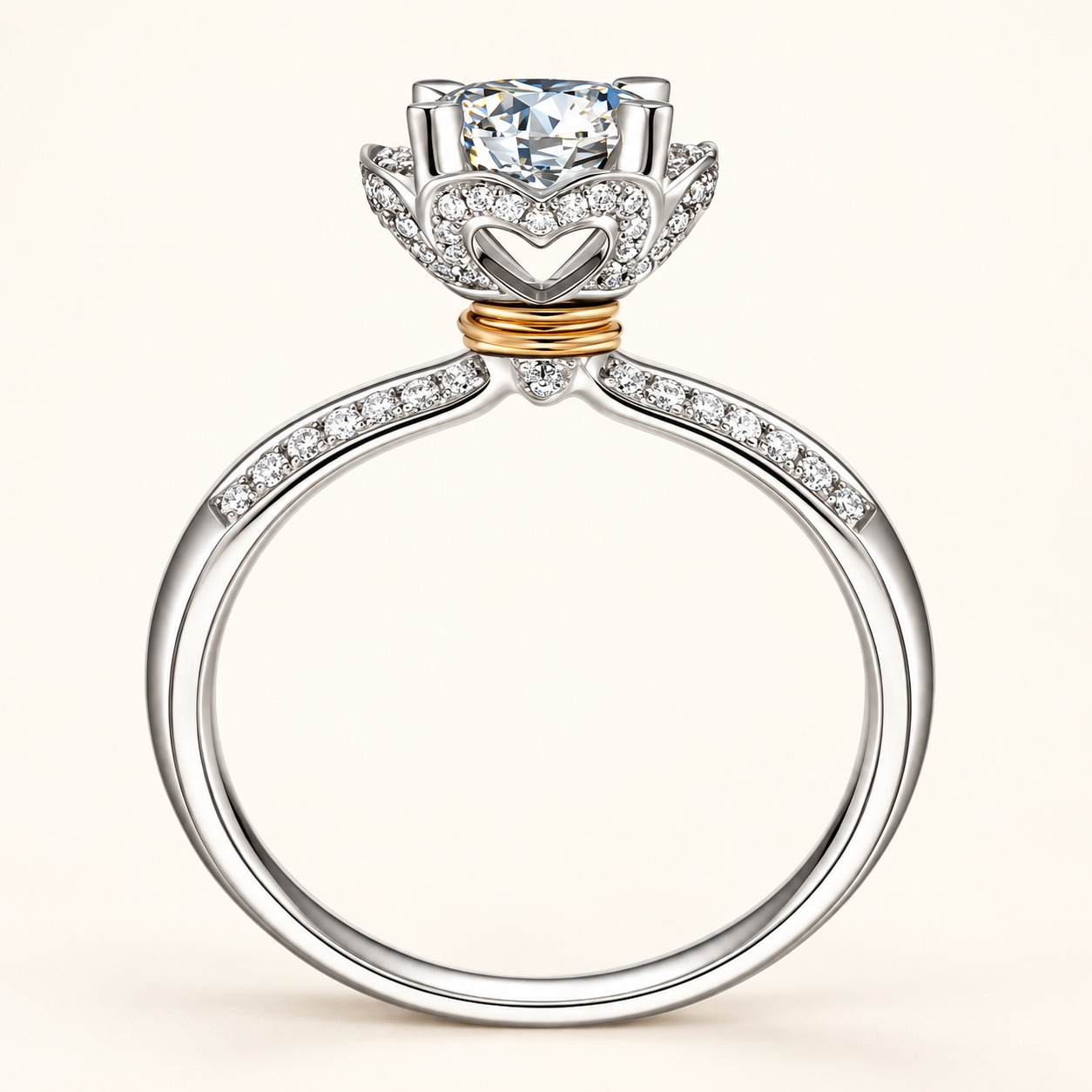 Moissanite ring XZTC-J22