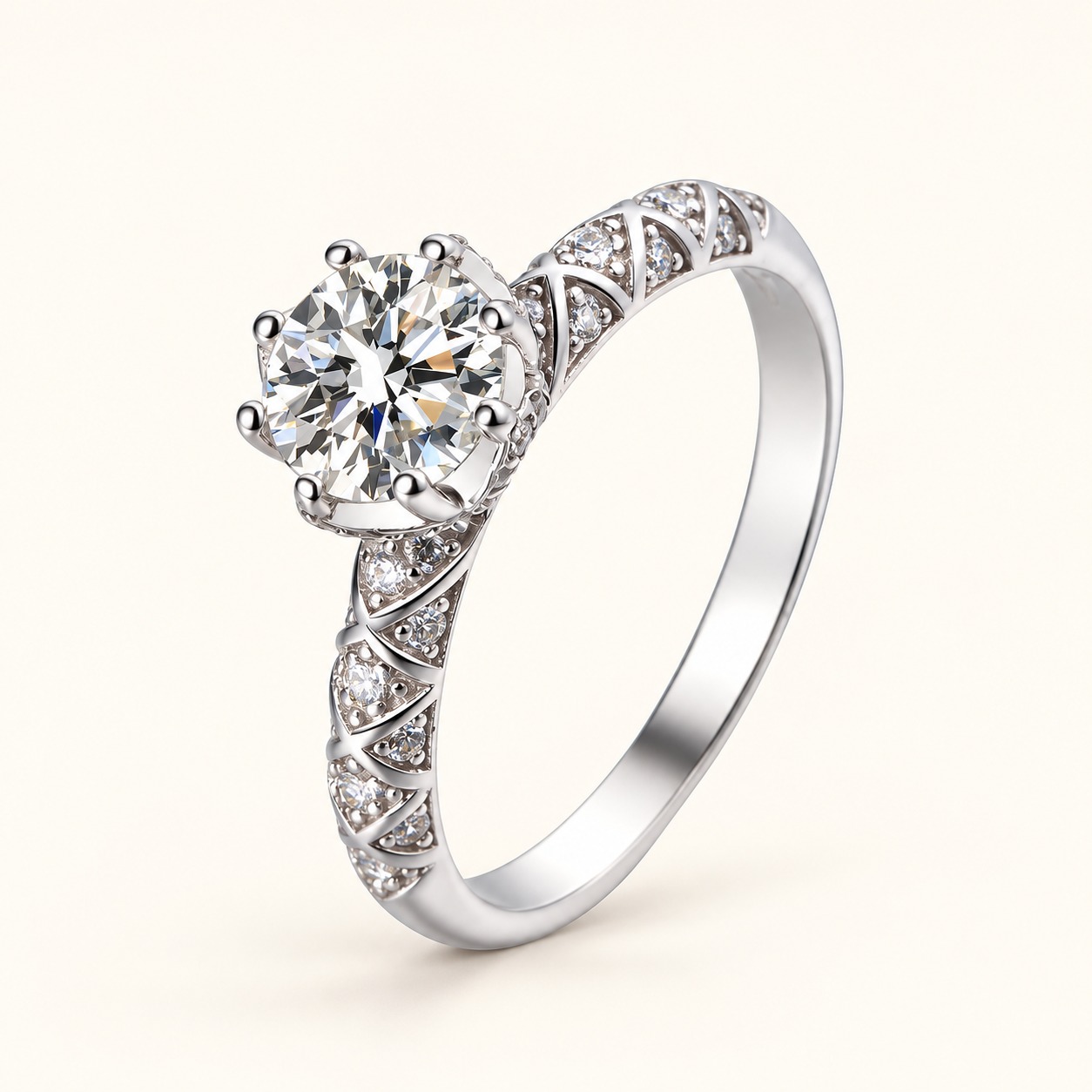 Moissanite ring XZTC-J27