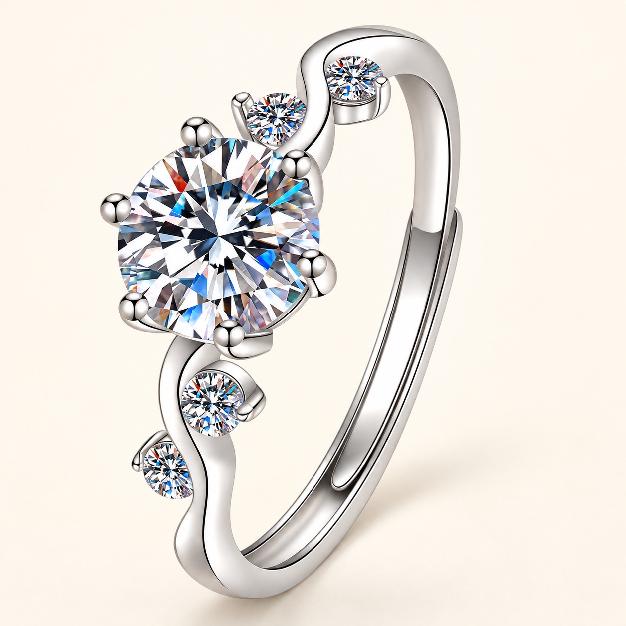 Moissanite ring XZTC-J35