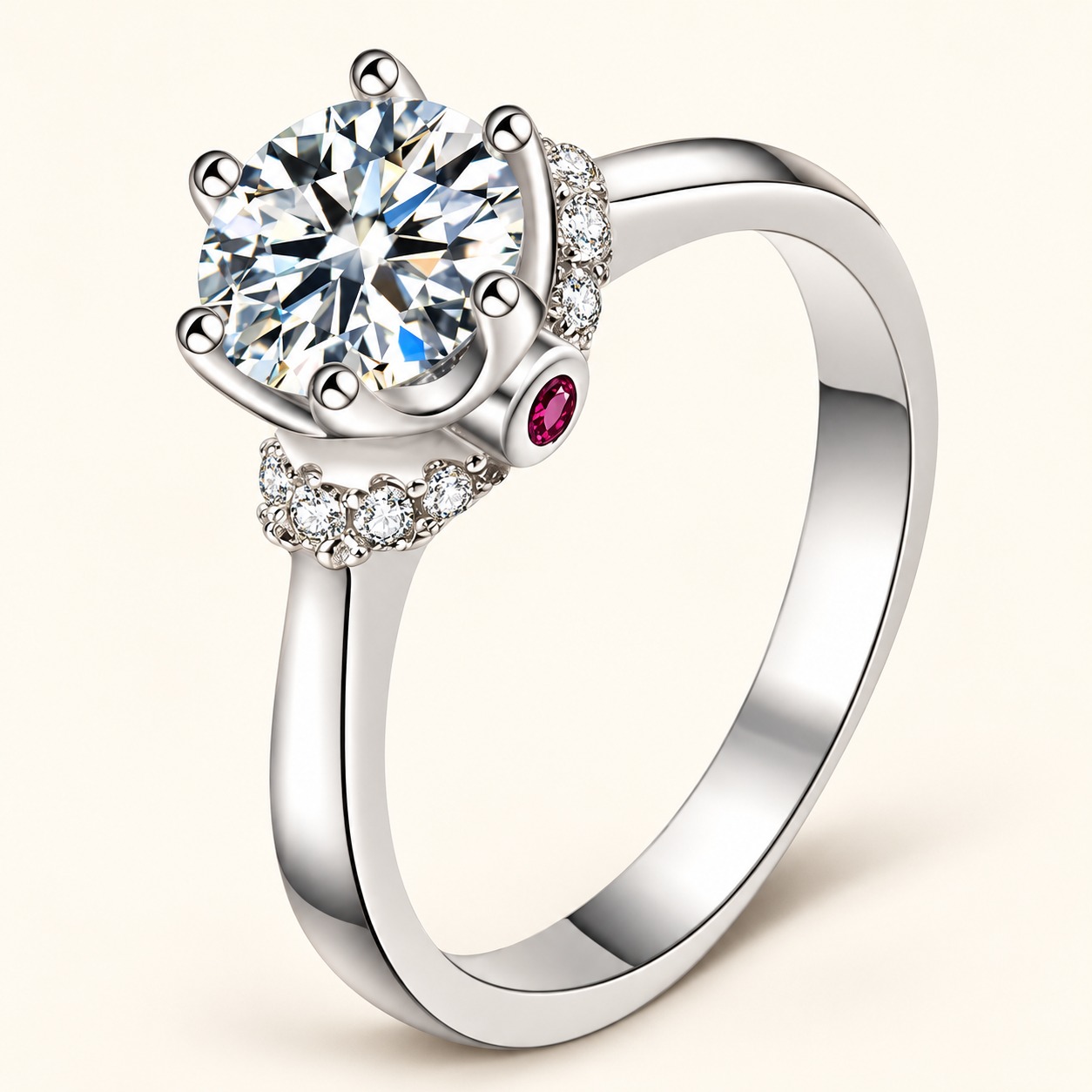 Moissanite ring XZTC-J38