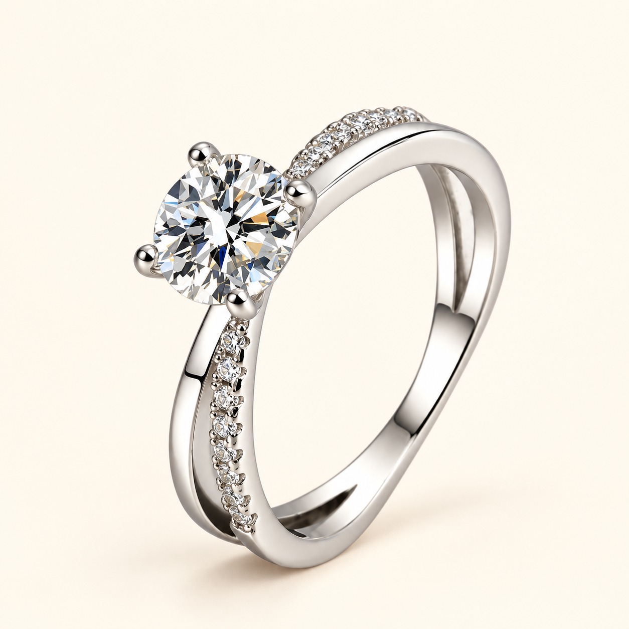 Moissanite ring XZTC-J43